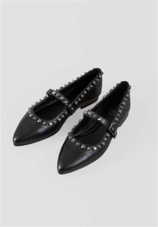 Ash Studded Leren Mary Janes Black Dames