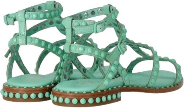 Ash Studded Strap Sandalen Green Dames