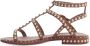 Ash Studded Suede Sandalen Brown Dames - Thumbnail 2