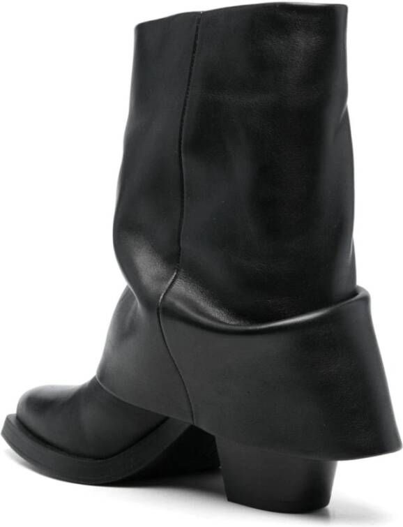 Ash Studded Zwarte Leren Laarzen Black Dames