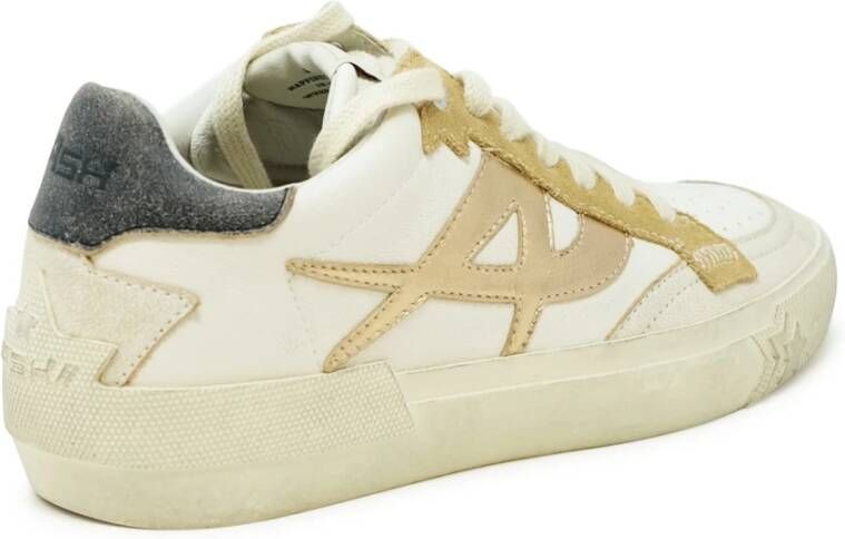 Ash Wit Beige Leren Jas Ss24 Beige Dames