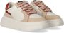 Ash Witte Beige Leren Sneaker met Dubbele Tong White Dames - Thumbnail 3