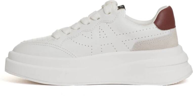 Ash Witte en Leren Modieuze Sneakers White Dames