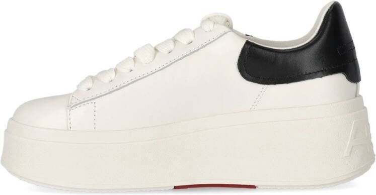 Ash Witte en Zwarte Moby Sneaker White Dames