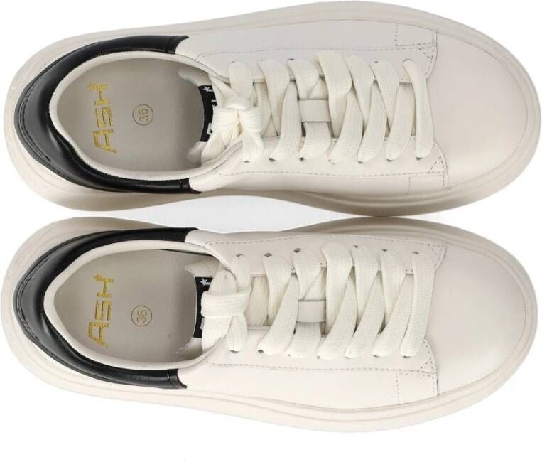 Ash Witte en Zwarte Moby Sneaker White Dames