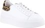 Ash Witte Impuls Leren Sneakers White Dames - Thumbnail 2