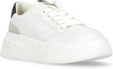 Ash Witte Leren Sneakers met Ademende Details White Dames