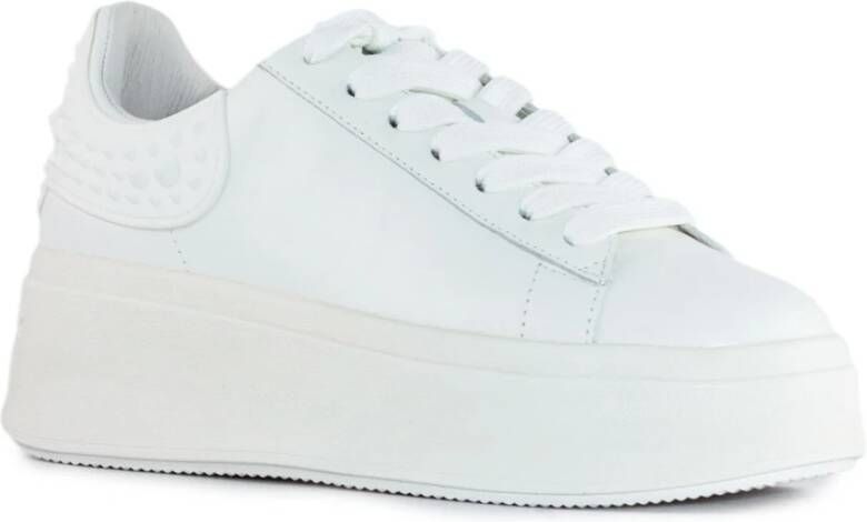 Ash Witte Leren Sneakers met Studs White Dames