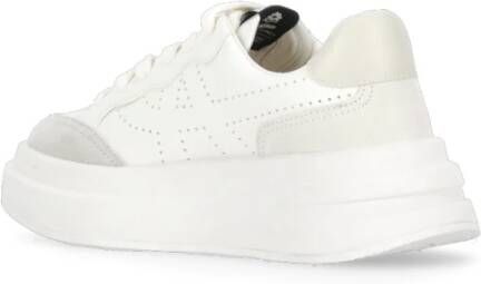 Ash Witte Leren Sneakers Ronde Neus White Dames