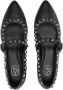 Ash Zwarte Kwast Stud Leren Sandalen Black Dames - Thumbnail 3