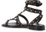 Ash Zwarte Leren Enkelband Sandalen Black Dames - Thumbnail 12