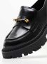 Ash Zwarte Leren Jack Combo Loafer Black Dames - Thumbnail 4