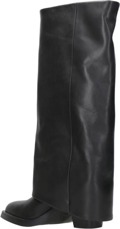 Ash Zwarte Leren Laarzen Tex Stijl Black Dames