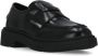 Ash Zwarte geborsteld leren loafer met lug zool Black Dames - Thumbnail 10