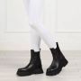 Ash Zwarte leren platform laarzen Black Dames - Thumbnail 2