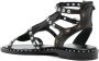 Ash Zwarte Leren Sandalen met Studs Black Dames - Thumbnail 4