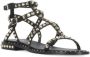 Ash Zwarte Leren Sandalen met Studs Black Dames - Thumbnail 5