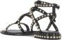 Ash Zwarte Leren Sandalen met Studs Black Dames - Thumbnail 6