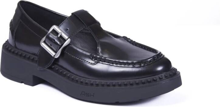 Ash Zwarte Mary Jane Leren Schoenen Black Dames