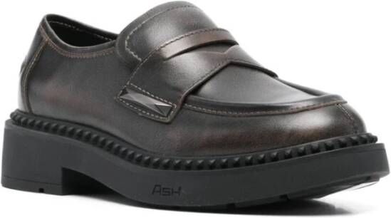 Ash Zwarte Medusa Loafer Schoenen Black Dames