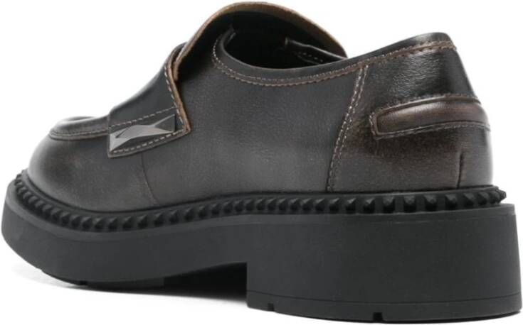 Ash Zwarte Medusa Loafer Schoenen Black Dames