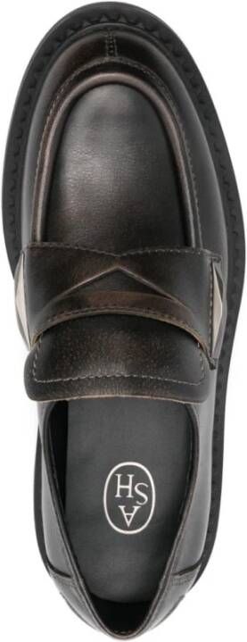 Ash Zwarte Medusa Loafer Schoenen Black Dames