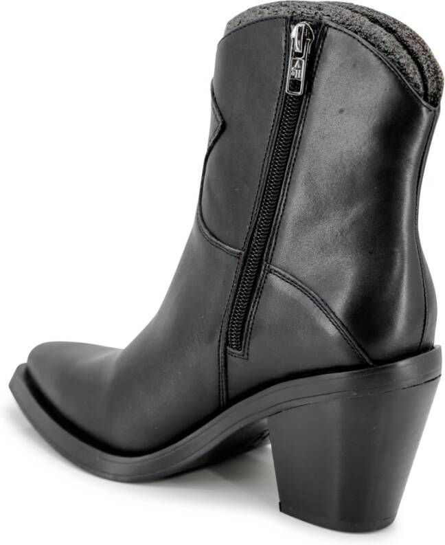 Ash Zwarte platte schoenen Black Dames