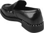 Ash Zwarte Studs Loafers Rubberen Zool Black Dames - Thumbnail 3