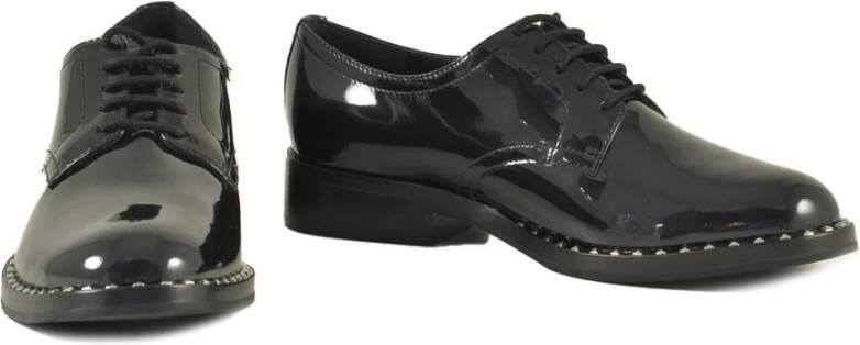 Ash Zwarte Veterschoenen voor Dames Black Dames