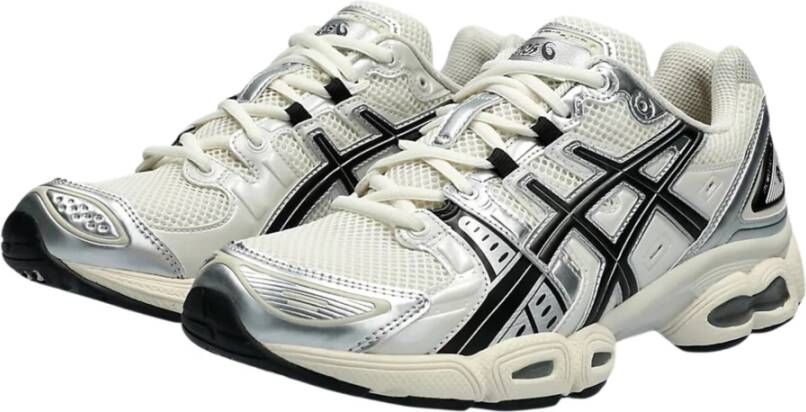 ASICS Cream Black Gel-Nimbus 9 Sneaker Gray Heren