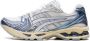 ASICS Cream Denim Blue Sneakers voor Mannen Beige Heren - Thumbnail 2