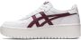 ASICS Platform Tussenzool Synthetisch Leren Sneakers White Dames - Thumbnail 9