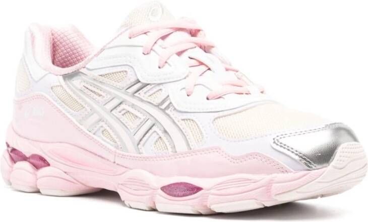 ASICS Gel-Nyc Pink Cream Silver Schoen Pink Dames