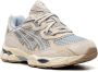 ASICS Grijze Dolfijn Sneakers Mesh Synthetisch Leer Gray Heren - Thumbnail 6