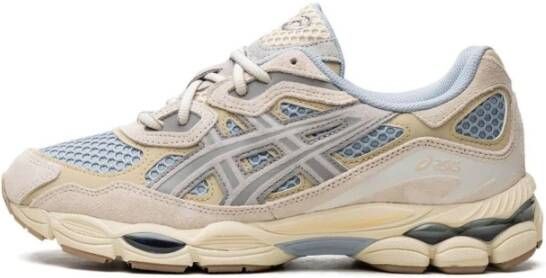 ASICS Grijze Dolfijn Sneakers Mesh Synthetisch Leer Gray Heren