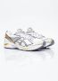 ASICS Witte Mesh Sneakers met Leren Details White - Thumbnail 3