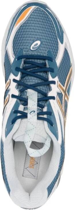 ASICS Heldere Blauwe Sneakers Mesh Ontwerp Blue Heren