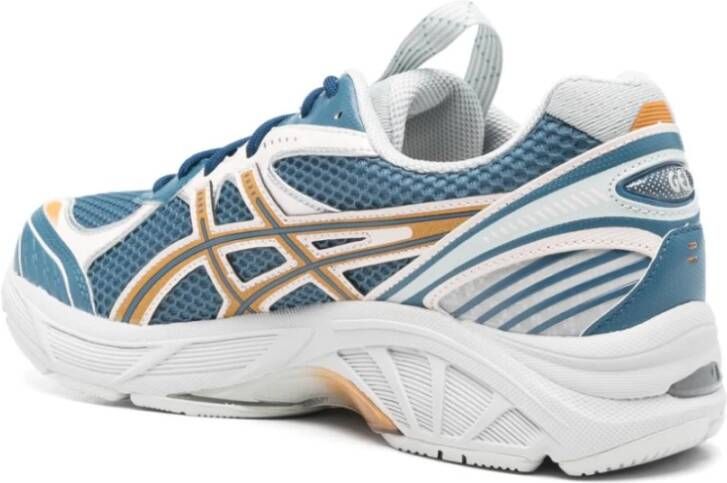 ASICS Heldere Blauwe Sneakers Mesh Ontwerp Blue Heren