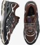 ASICS Mesh Leren Sneakers met Gel-inzetstukken Red Heren - Thumbnail 4