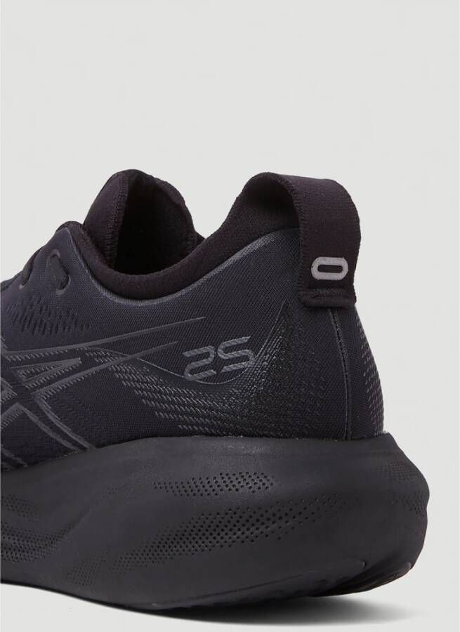 ASICS Mesh Logo Sneakers met Chunky Sole Zwart Heren