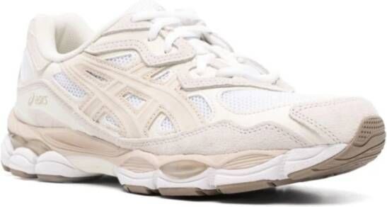 ASICS Mesh Patch Sneakers Beige Wit Beige Heren