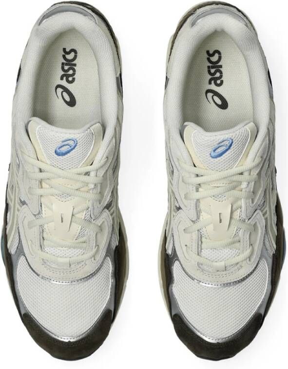 ASICS Moderne Leren Sneakers voor Mannen Beige Heren