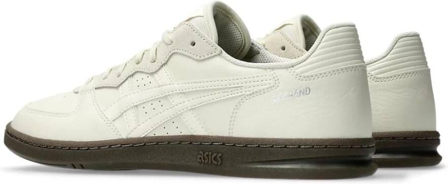 ASICS Retro Handbalsneakers Pale Oak Cream Beige Dames