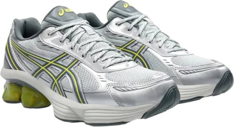 ASICS Retro Stijl Sneakers met Moderne Technologie Gray Heren