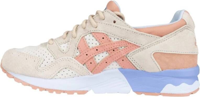 ASICS Roze Leren Sneakers Gel-Lyte V Beige Heren