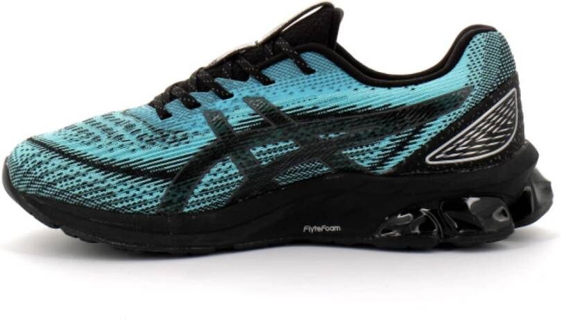 ASICS Heren Stoffen Sneakers Stijlvol en Comfortabel Blauw Heren