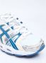 ASICS Witte Leren Sneakers met Yoke Design White - Thumbnail 8