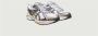 ASICS Witte Mesh Sneakers met Leren Details White - Thumbnail 8