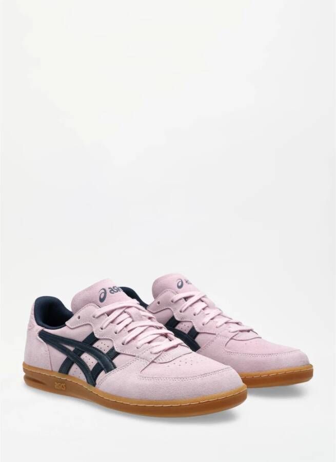 ASICS Suède Sneakers met Logo Borduursel Pink Dames