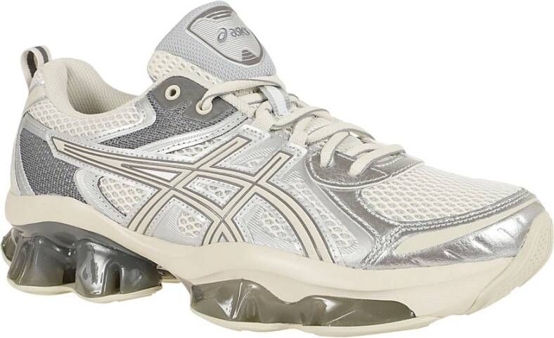 ASICS Wit Licht Stof Kinetic Sneakers Gray Heren